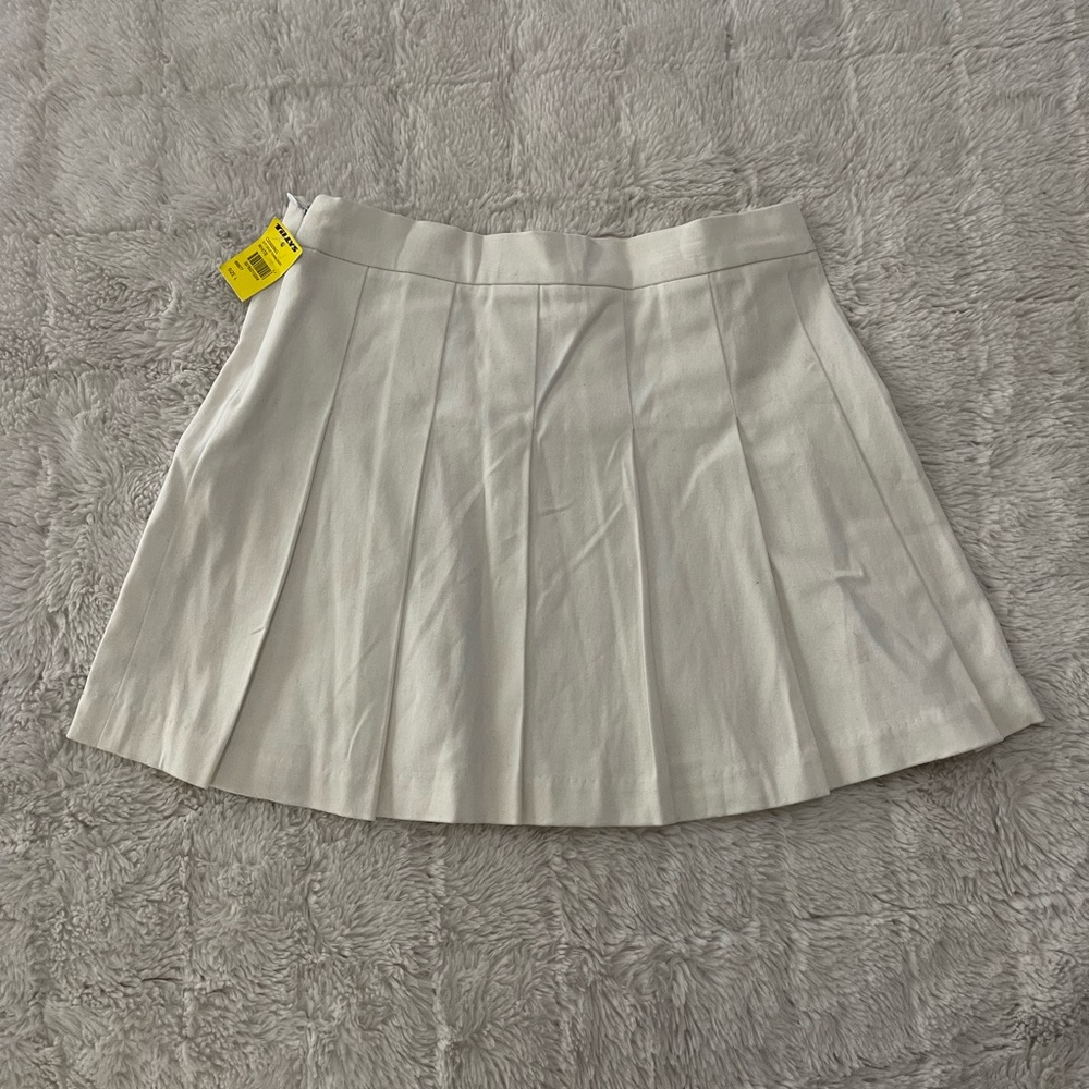 NWT Full Tilt white pleated tennis skirt